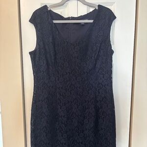 American Living Navy Lace Dress